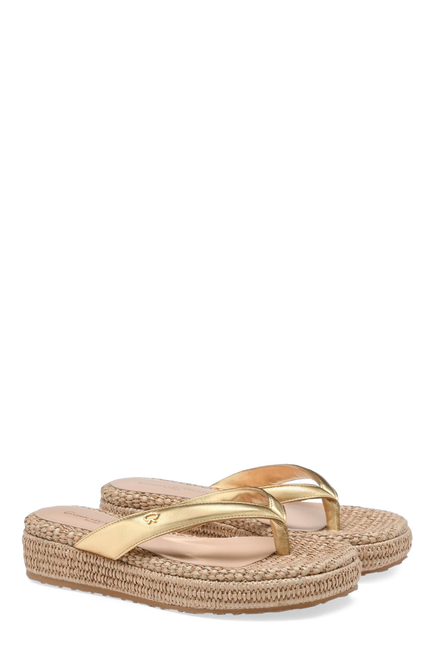 Thaiti Thong  Sandals, Alternate, color, Metallic Gold