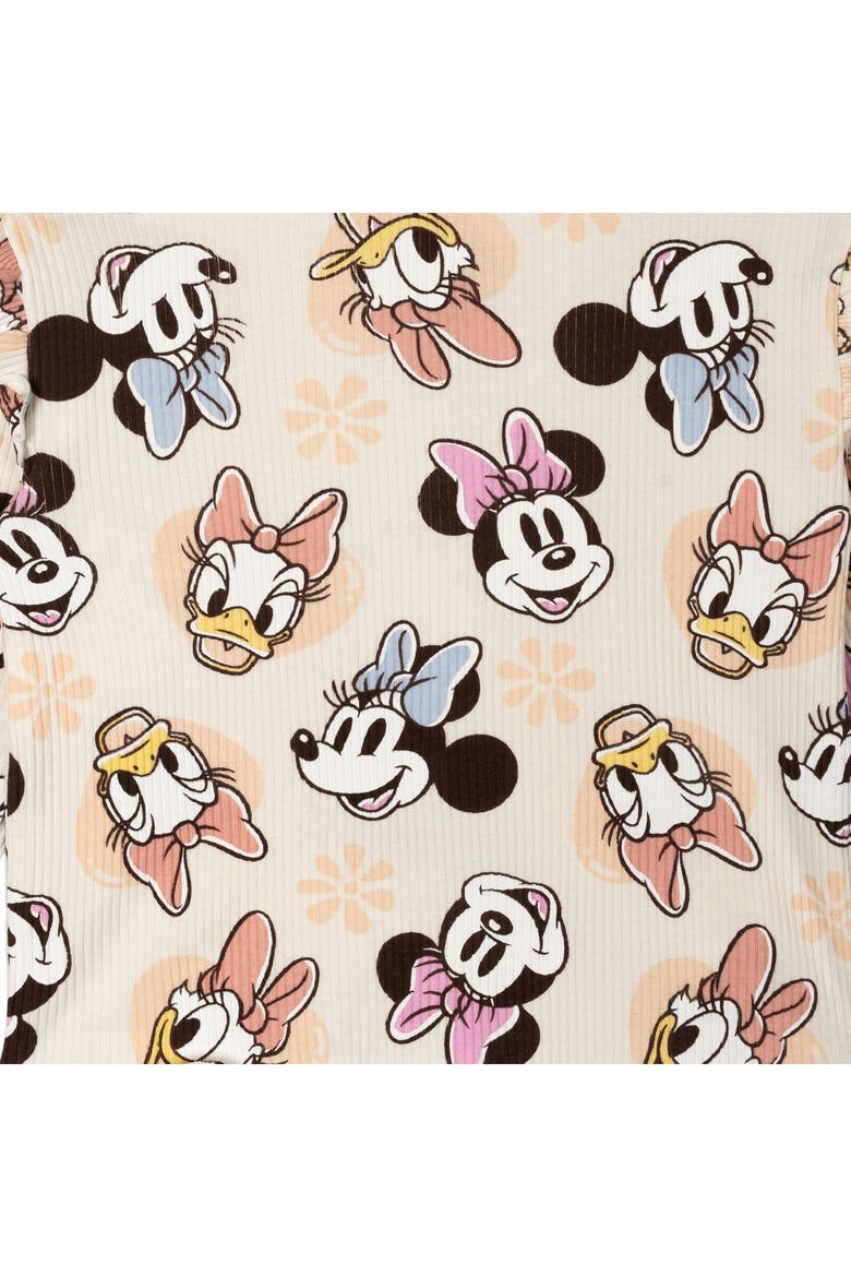 Minnie Mouse Ribbed Long Sleeve Tee and Pants Set, Alternate, color, Tusk Minnie Daisy