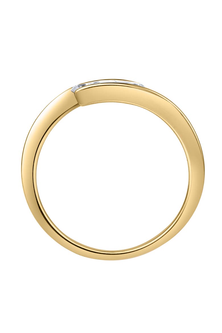 Trilove 0.25 Ct 10K Gold Diamond Ring, Alternate, color, 10K Yellow Gold