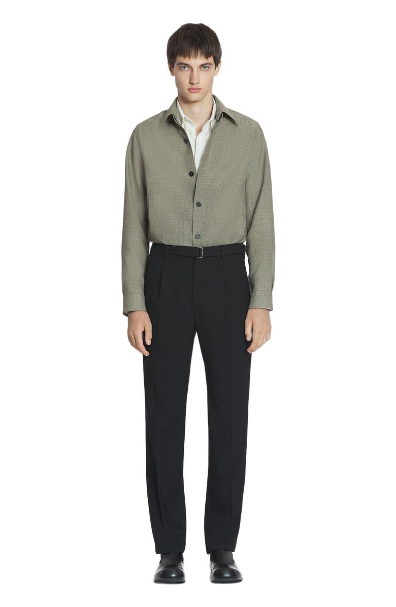 Lanvin UNISEX SHORT WOOL OVERSHIRT, Main, color, 