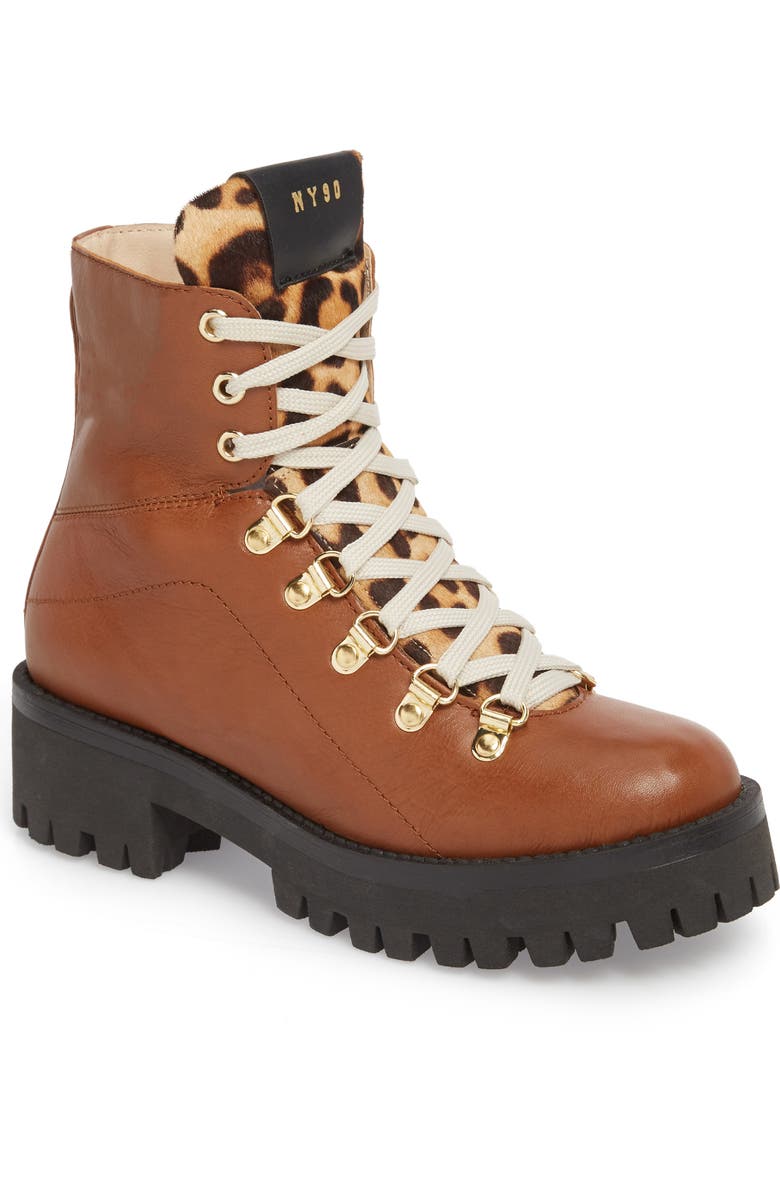Steve Madden Boom Hiker Boot with Genuine Calf Hair, Main, color,