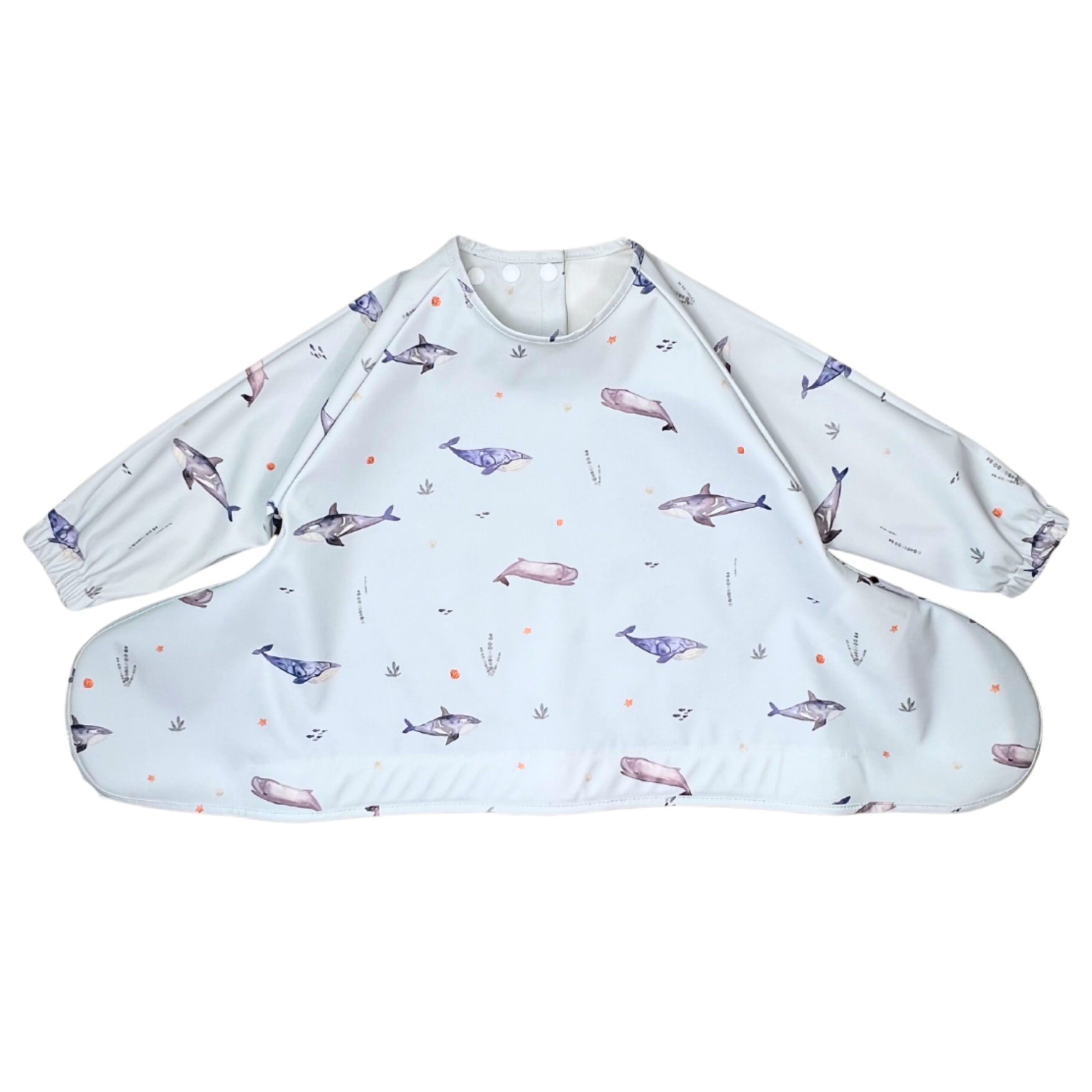 Neferland NeferTie Coverall 2.0 Longsleeve Bib in Zaytoun Olives 6-24 Months 