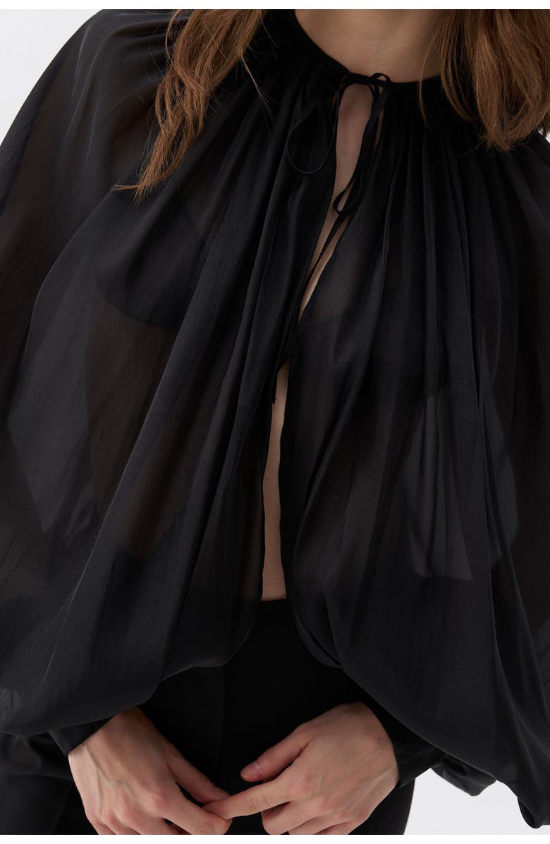 Nocturne Balloon Sleeve Bolero Jacket, Alternate, color,