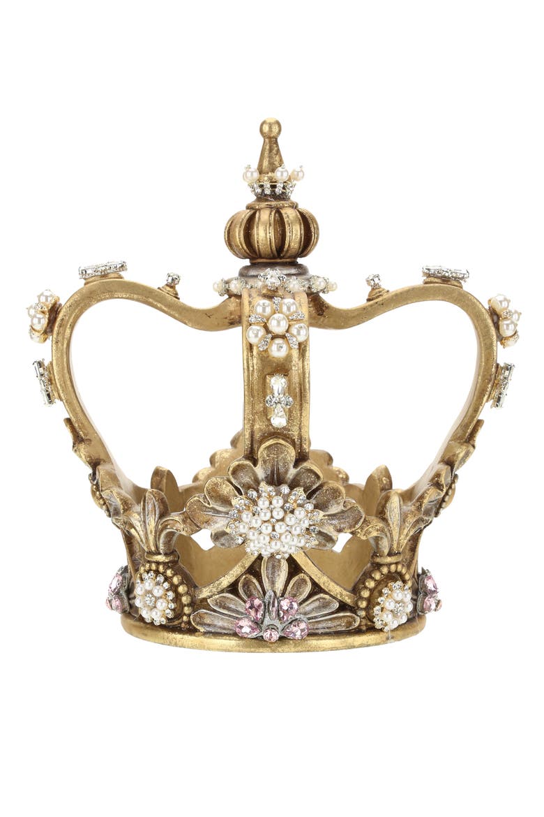 Jeweled Queen's Crown, Main, color, Gold