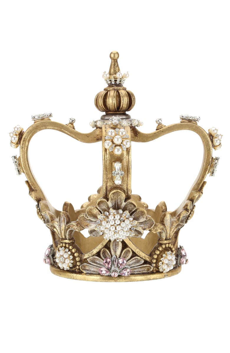 Mark Roberts Jeweled Queen's Crown, Main, color, Gold