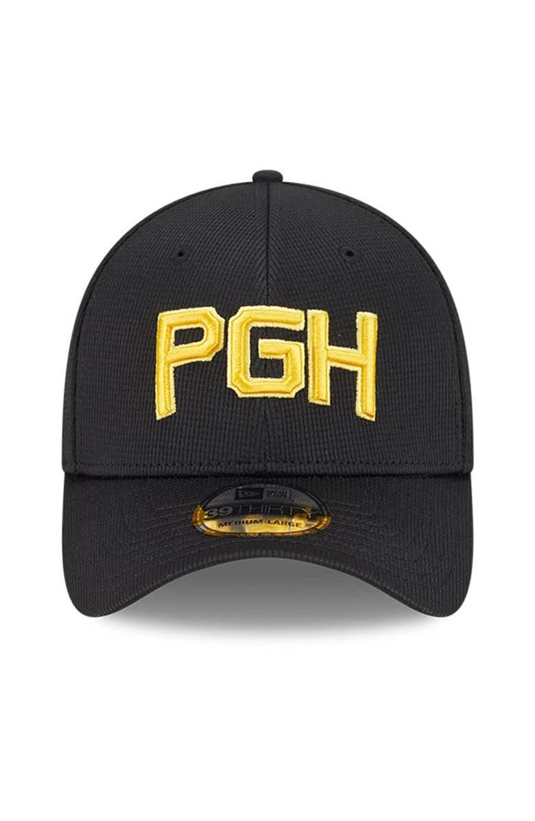 New Era Men's New Era Black Pittsburgh Pirates City Connect Batting Practice 39THIRTY Flex Hat, Alternate, color, Black
