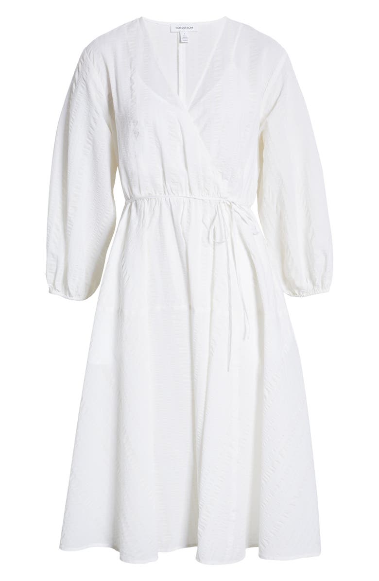 Nordstrom Long Sleeve Faux Wrap Dress, Alternate, color,