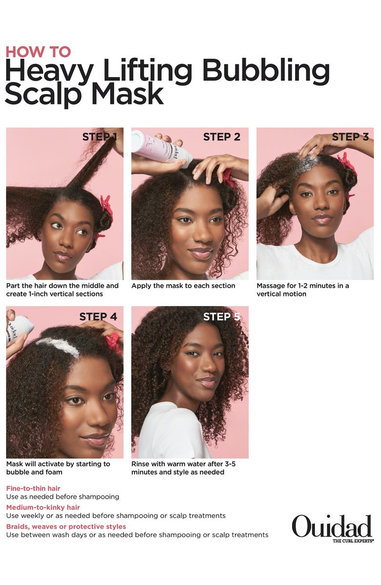 Ouidad Heavy Lifting Bubbling Scalp Mask, Alternate, color, 