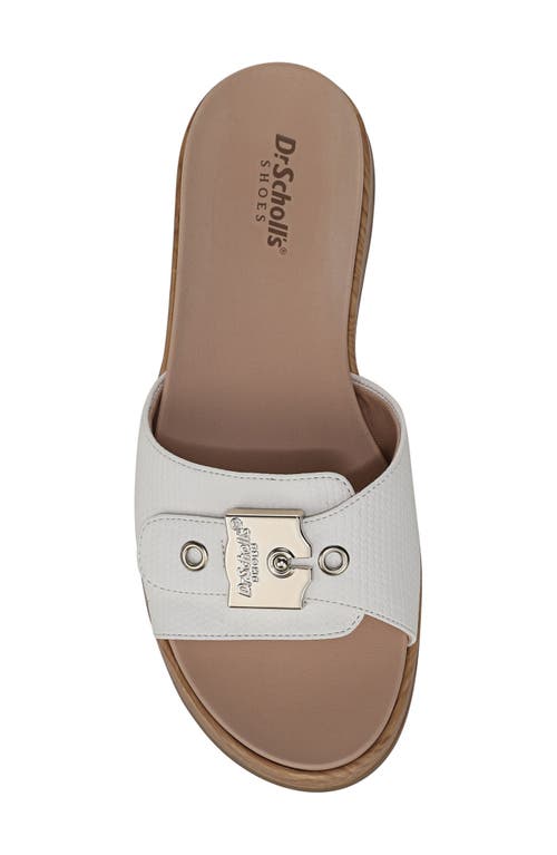 Shop Dr. Scholl's Icon Now Slide Sandal In White