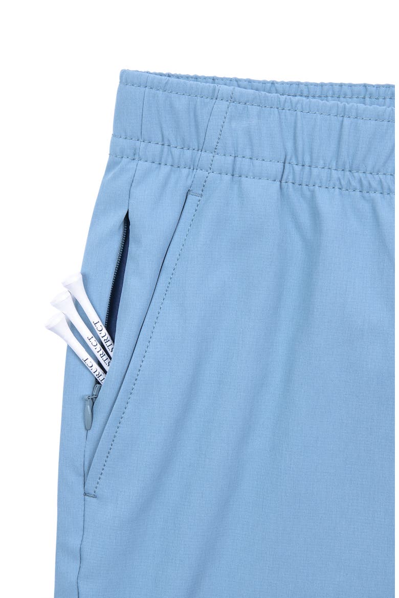 Regular Fit Solid Drawstring Recycled Performance Golf Pants, Alternate, color, LT BLUE