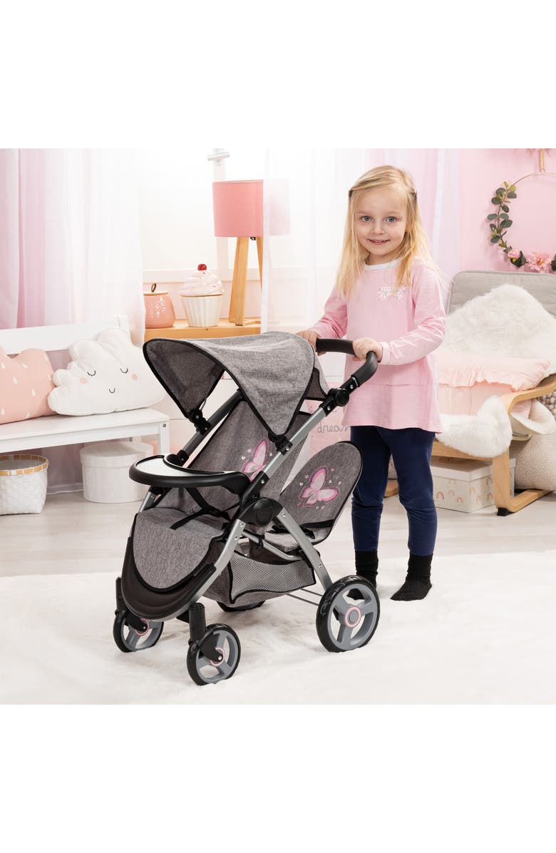 Bayer Design Bayer Twin Star Stroller, Ages 3+, Alternate, color, Multicolored