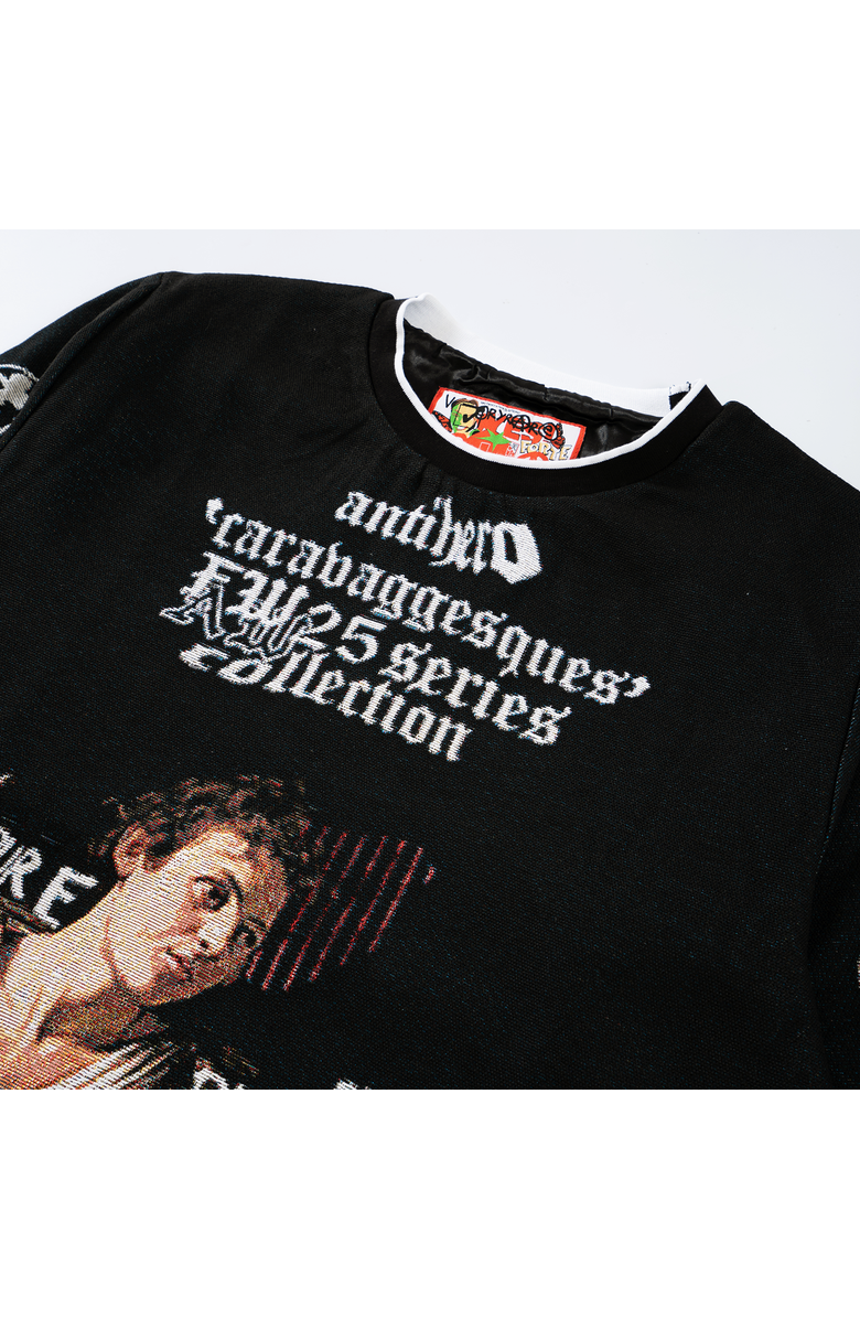 VERYRARE David Vs Goliath Crewneck, Alternate, color, Black