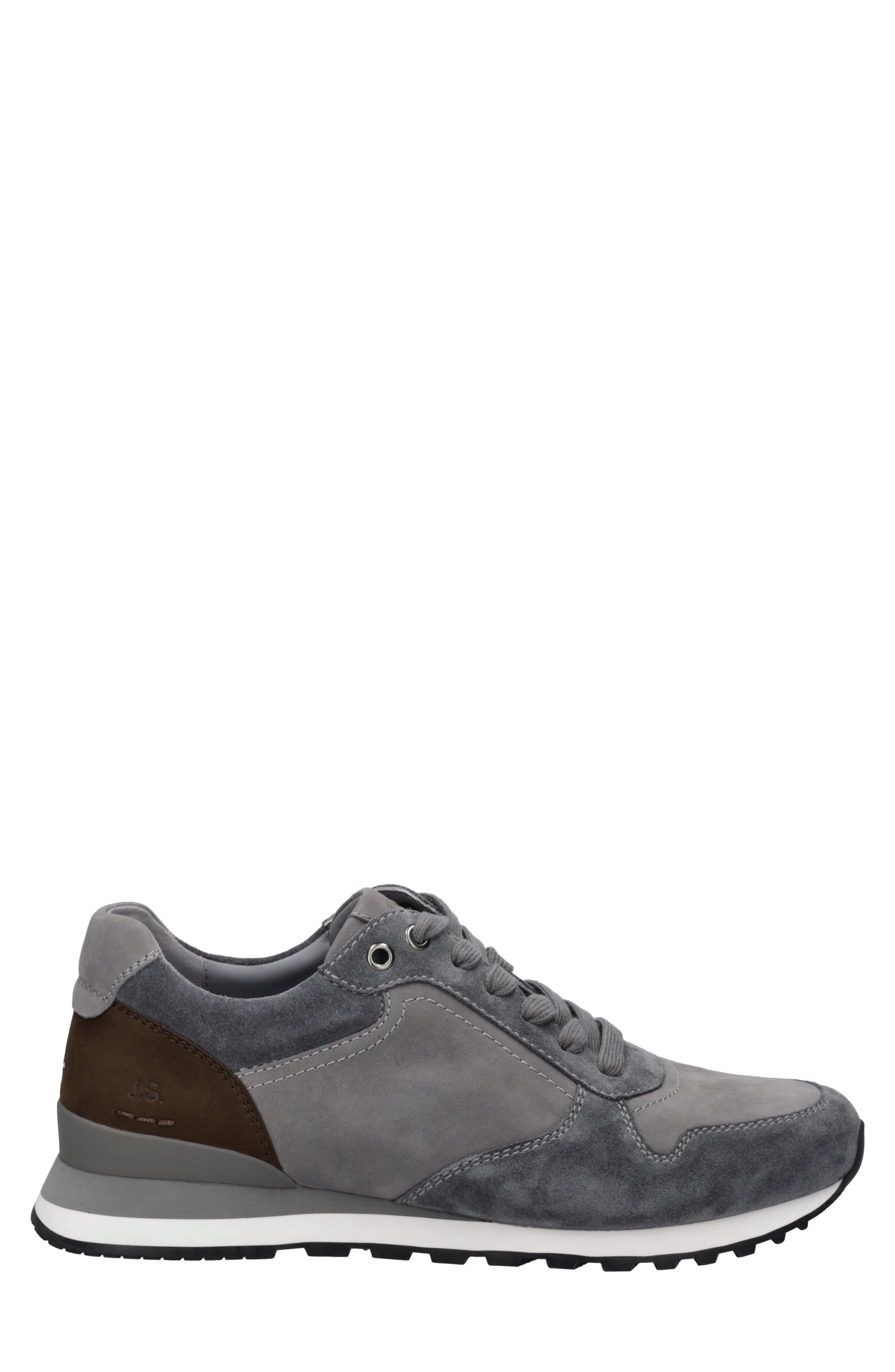 Axel 01 Leather Sneaker, Alternate, color, GRAY