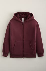 Zella Girl Kids' Cozy Fleece Full Zip Hoodie