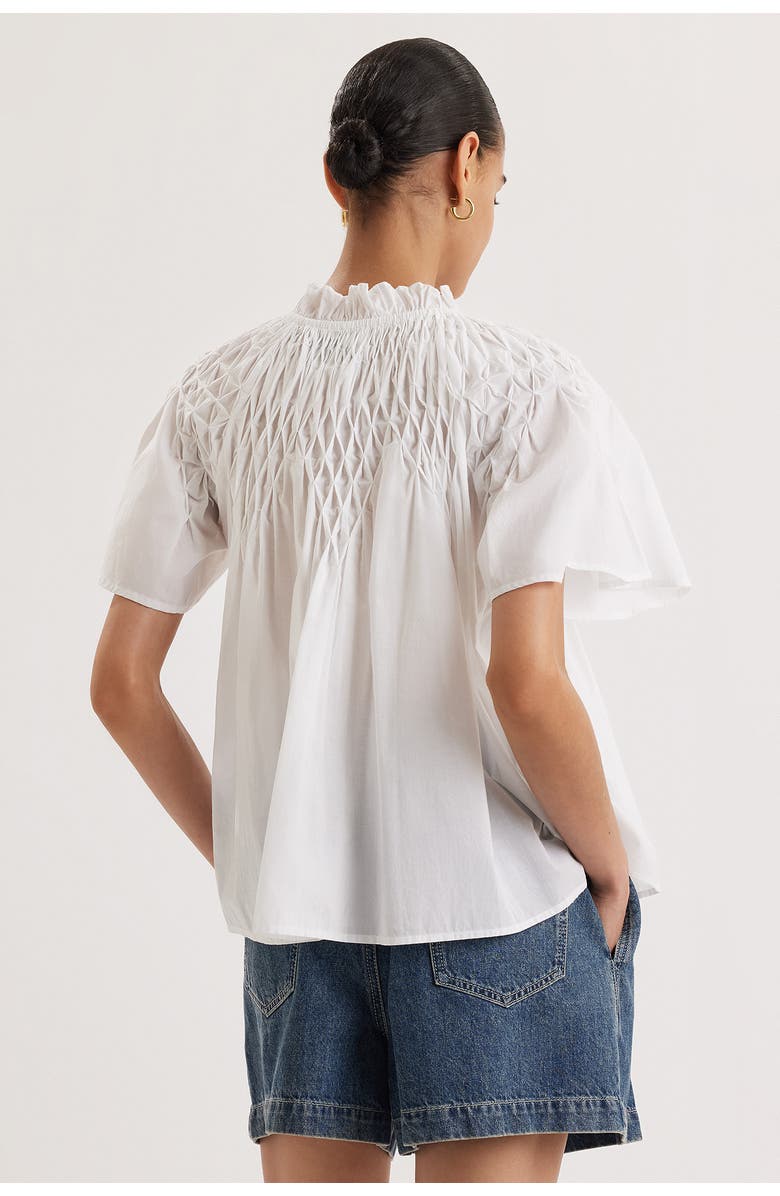 Merlette Bejart Top, Alternate, color, White