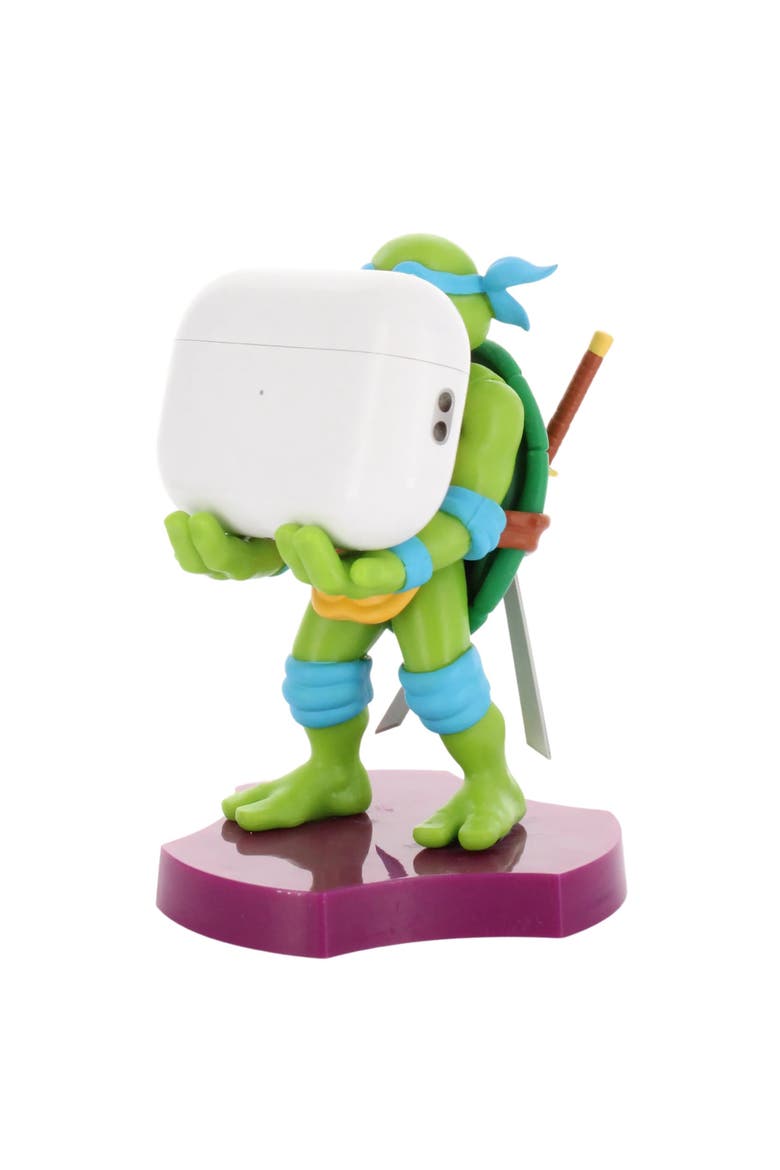 Holdems Tmnt Leonardo Earbud & Phone Holder, Alternate, color, Multicolored