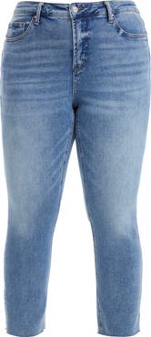 Bayeas Raw Hem Ankle Skinny Jeans