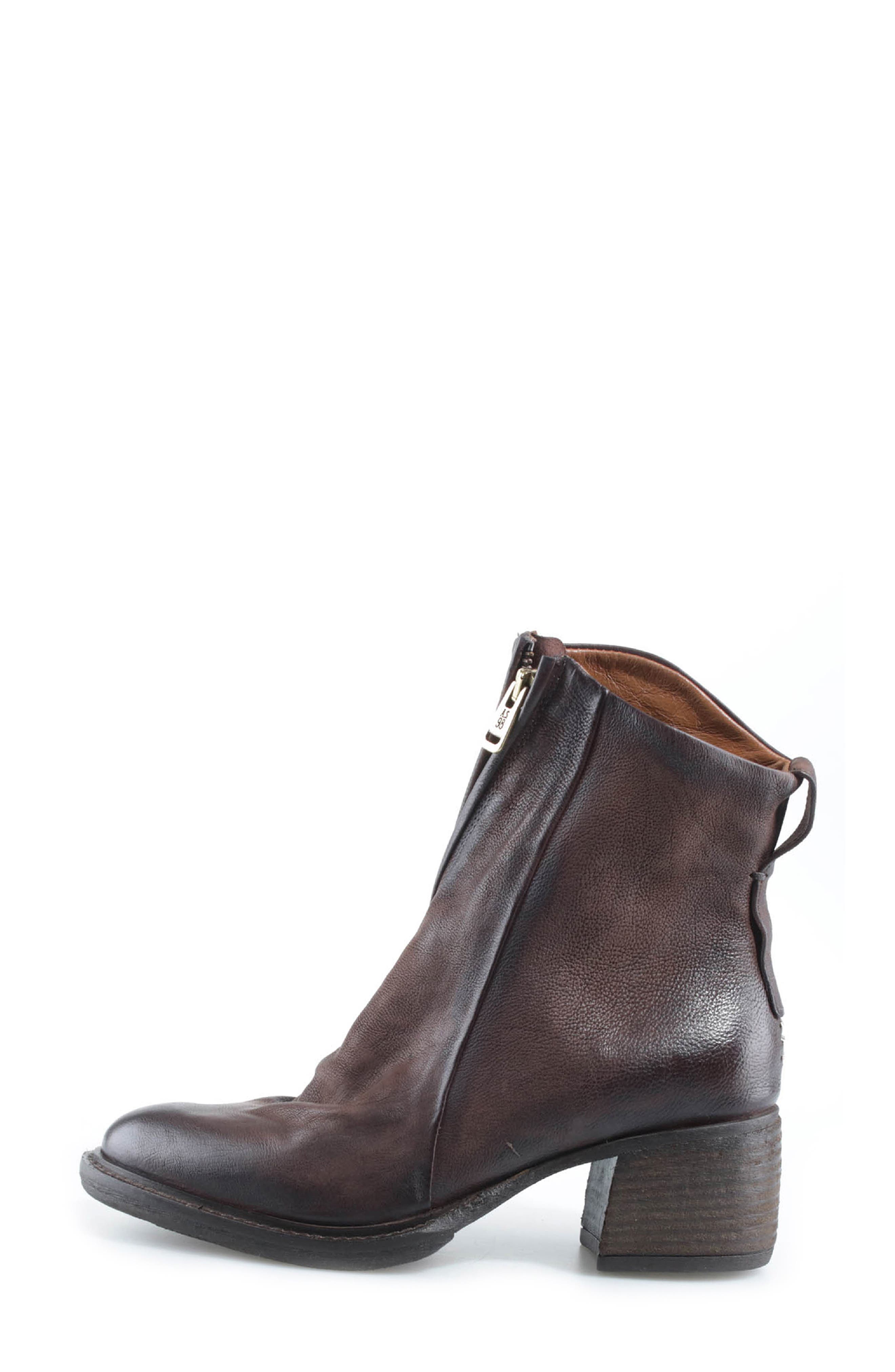 Lawsen Leather Bootie, Alternate, color, BROWN