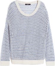 Weekend Max Mara Open Stitch Crewneck Sweater
