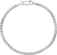Queen Jewels Italian Round Box Bracelet