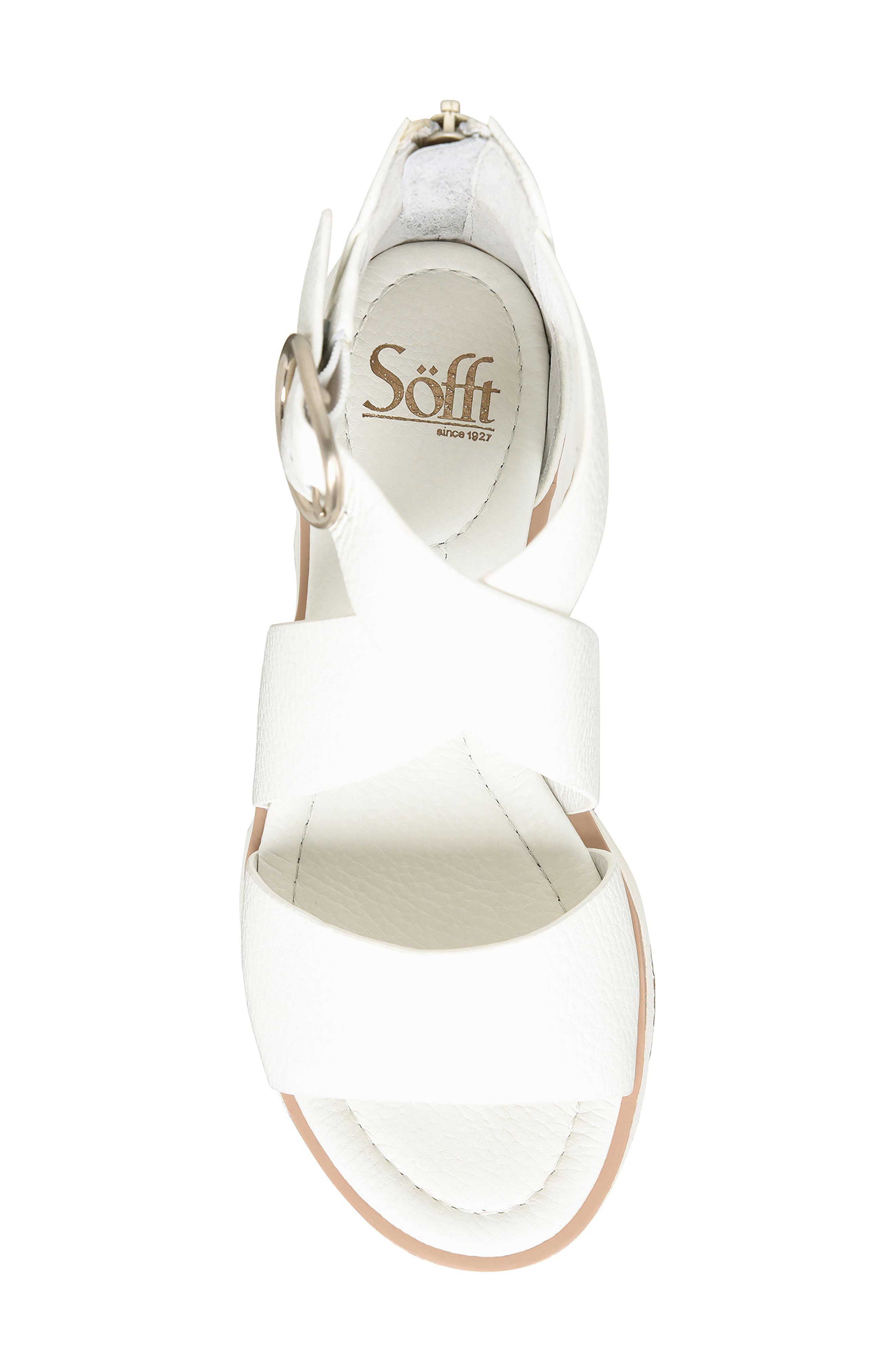 Mackenna Sandal, Alternate, color, WHITE