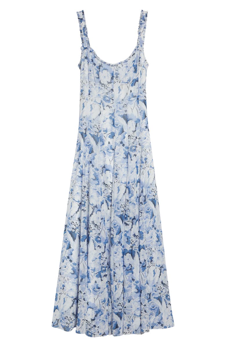 Cinq à Sept Marmo Heirloom Petals Dress, Alternate, color, Navy Multi