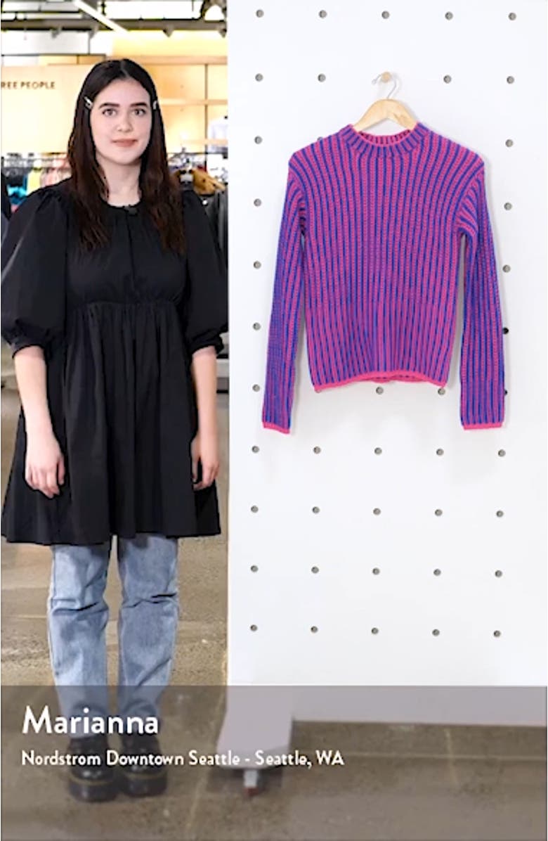 Stripe Mix Color Sweater, sales video thumbnail