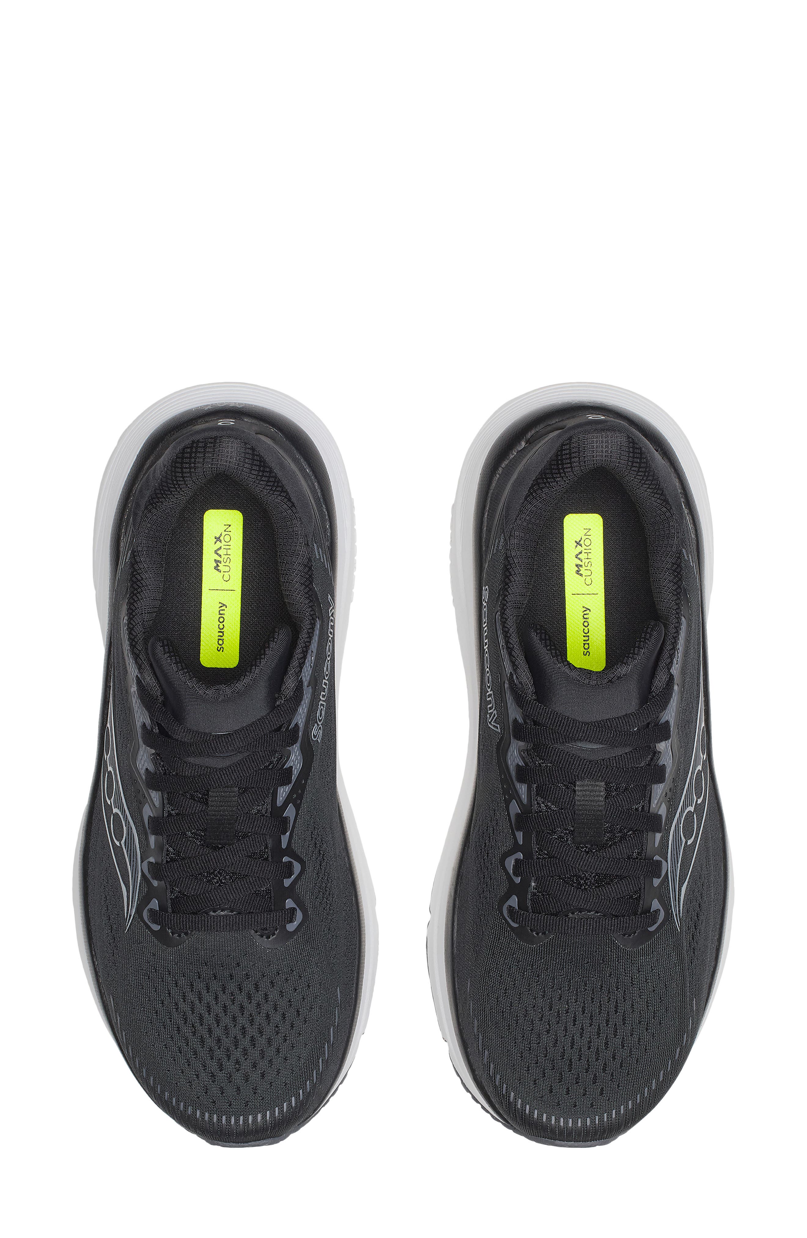 Saucony Guide 19 Running Shoe, Alternate, color, Black/ Silver