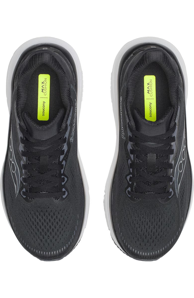 Saucony Guide 19 Running Shoe, Alternate, color, Black/ Silver