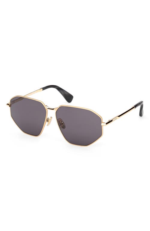 Max Mara Miller 54mm Navigator Sunglasses
