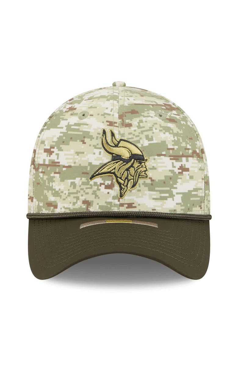 New Era Men's New Era Camo Minnesota Vikings 2025 Salute to Service 39THIRTY Flex Hat, Alternate, color, Camo