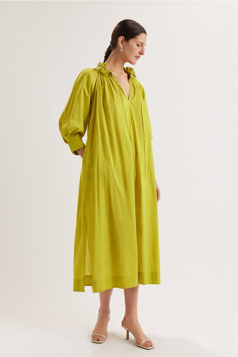 Shore Dress, Alternate, color, Lime