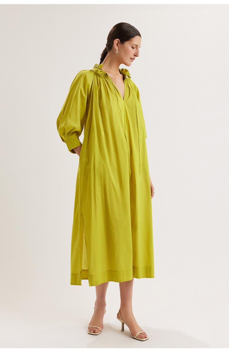Merlette Shore Dress, Alternate, color, Lime