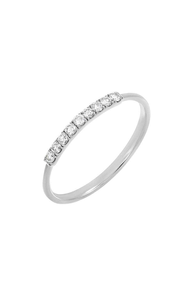 Carrière Jewelry Diamond Stackable Ring - 0.1ct., Main, color, 14K White Gold