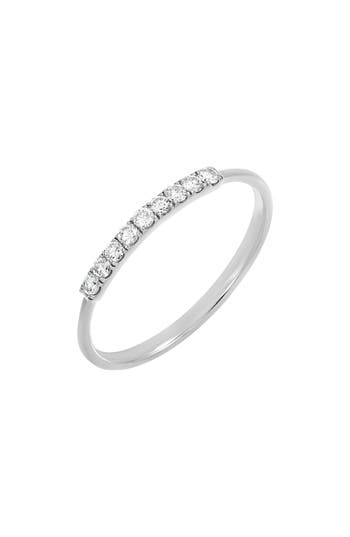 Carriere Jewelry Carrière Jewelry Diamond Stackable Ring In 14k White Gold