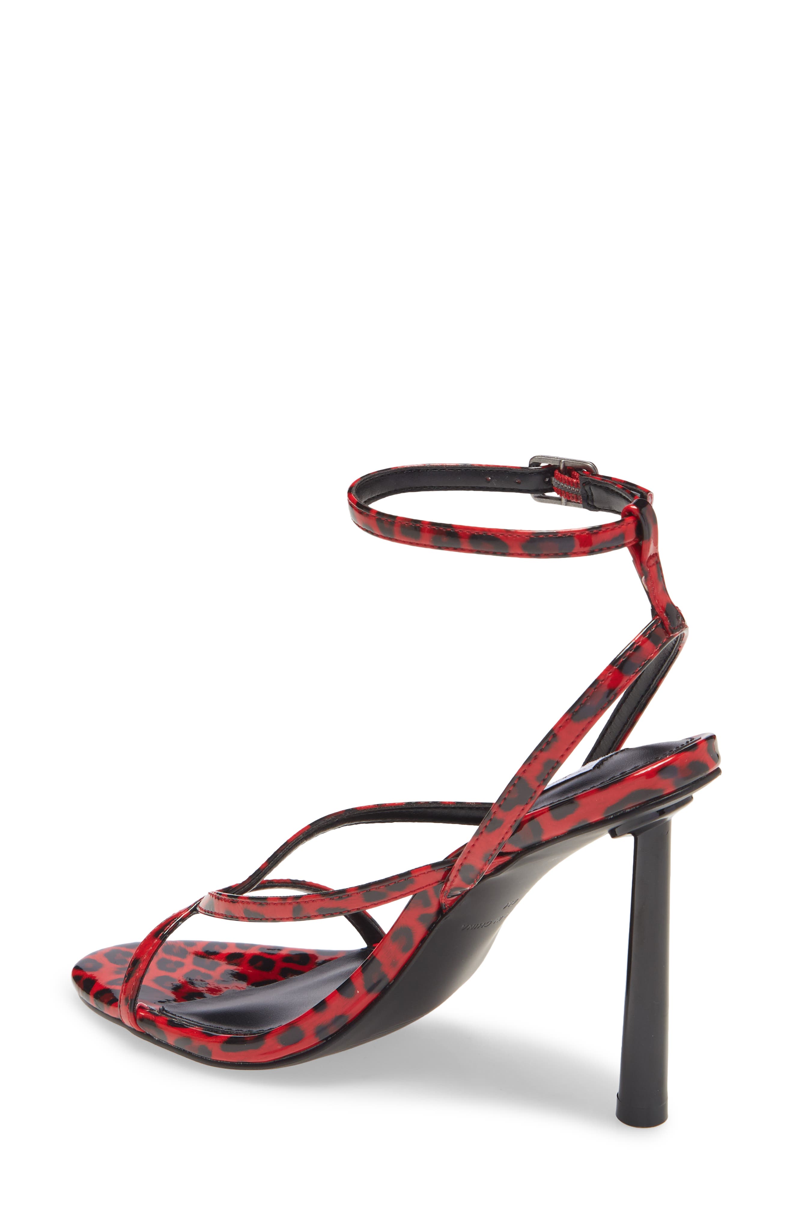 Flamenco Ankle Strap Sandal, Alternate, color, RED MULTI