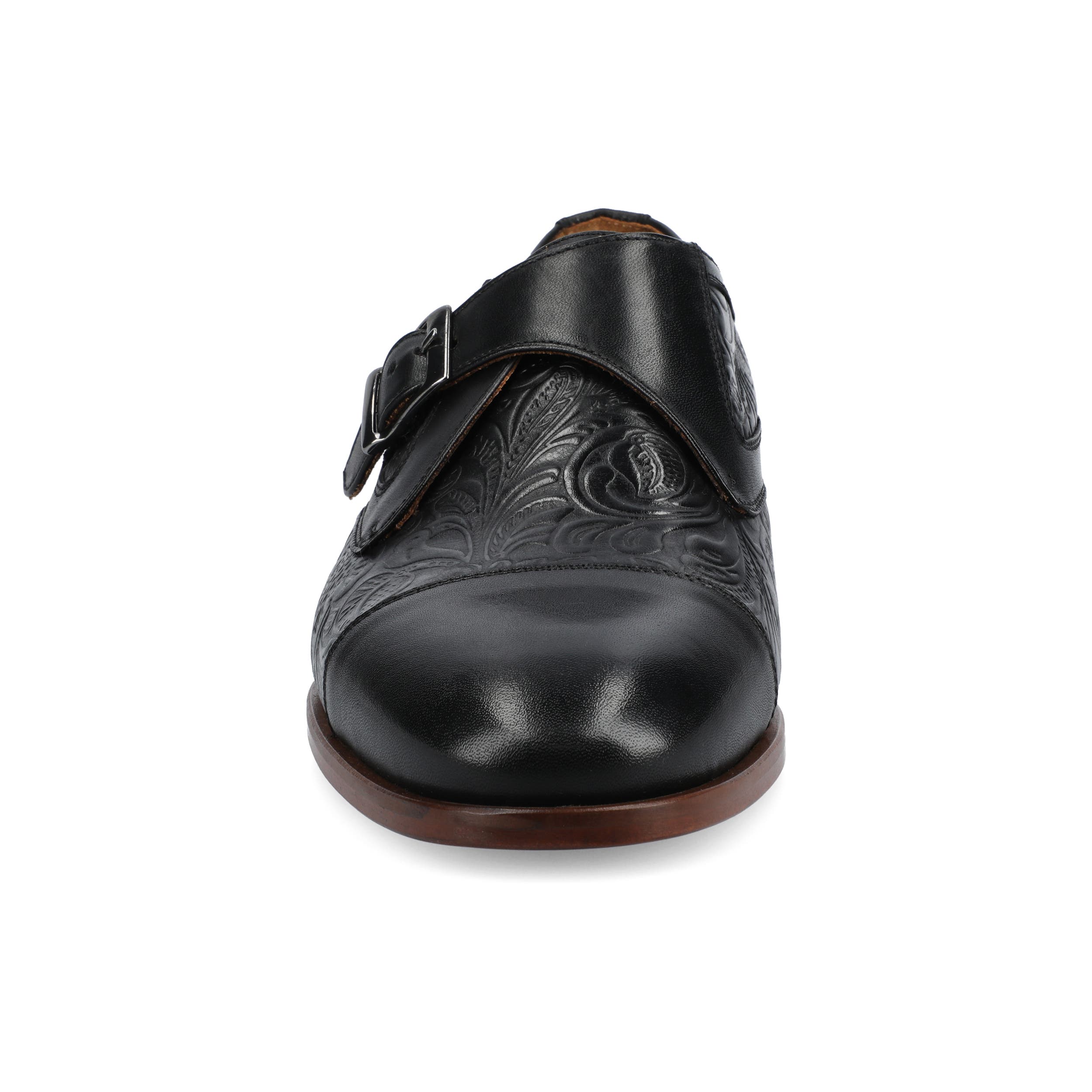 Men's Jack Monk Strap Dress Shoe, Alternate, color, Black Floral