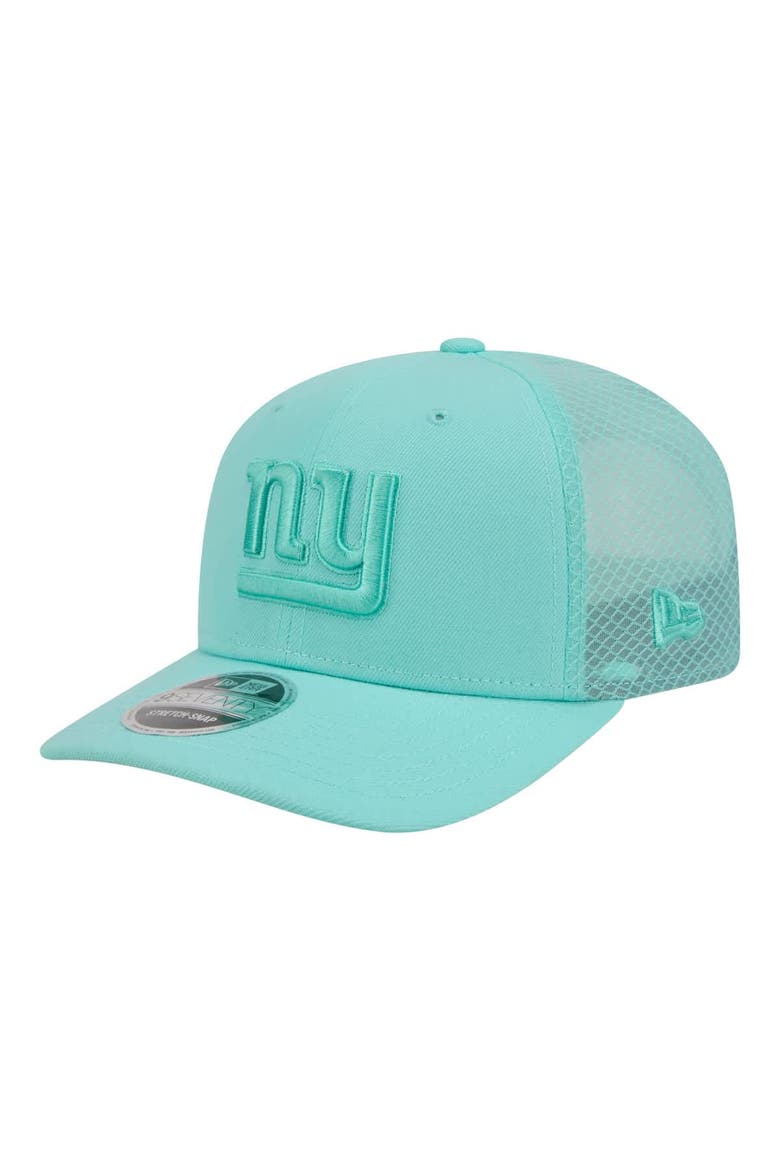 Men's New Era  Turquoise New York Giants Color Pack 9SEVENTY Adjustable Hat, Main, color, Turquoise