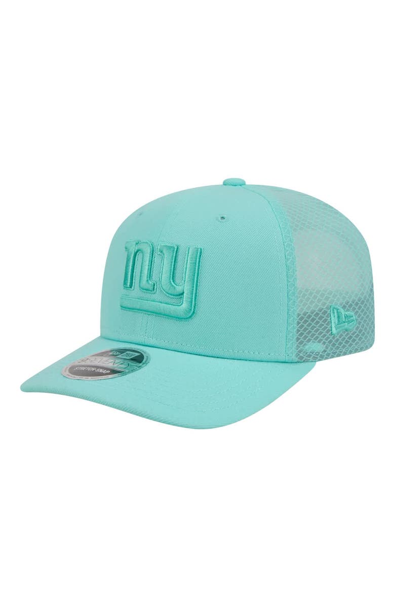 New Era Men's New Era Turquoise New York Giants Color Pack 9SEVENTY Adjustable Hat, Main, color, Turquoise
