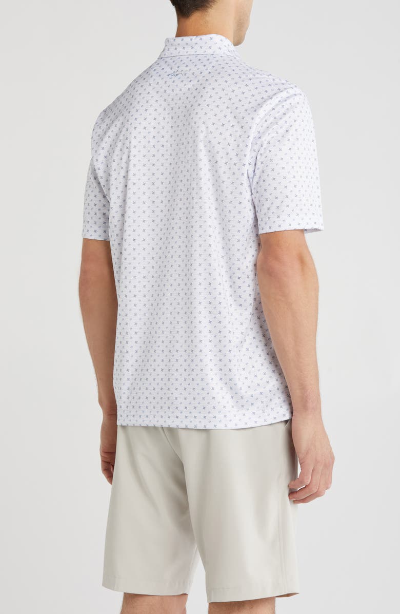 Greg Norman Venture Print Polo, Alternate, color, White