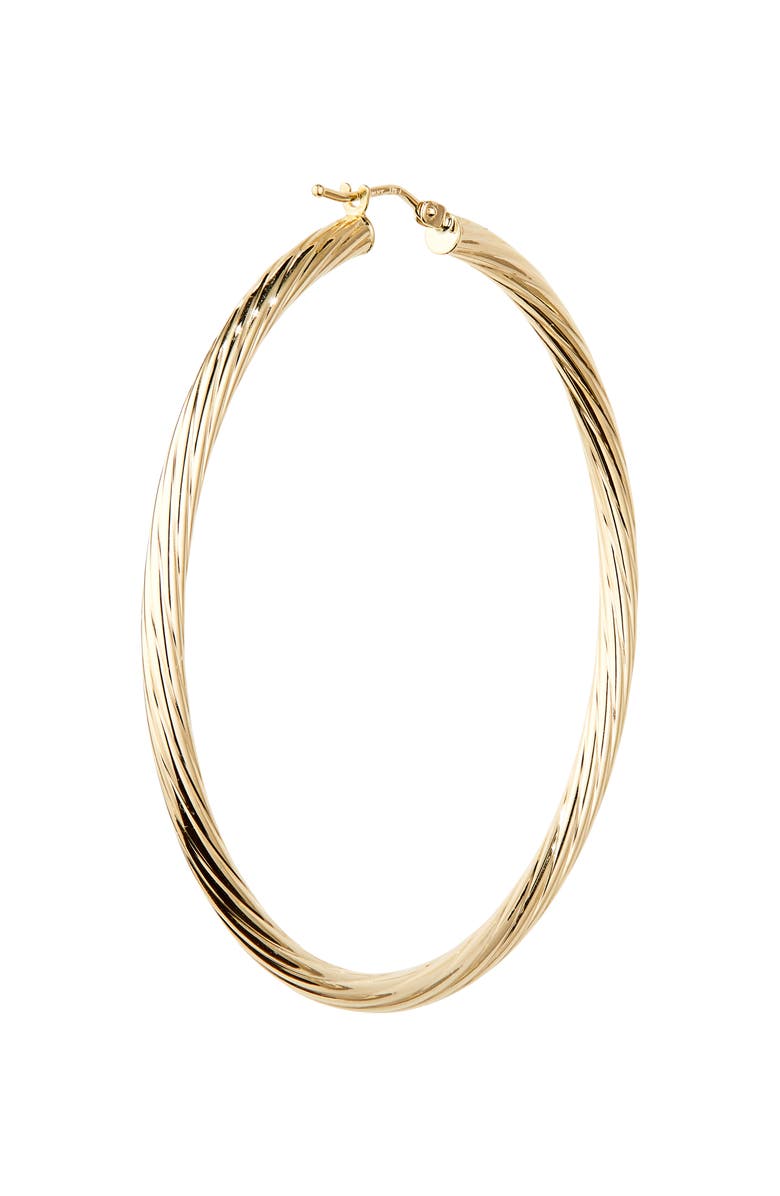 Bony Levy 14K Gold Twisted Hoop Earrings, Alternate, color,