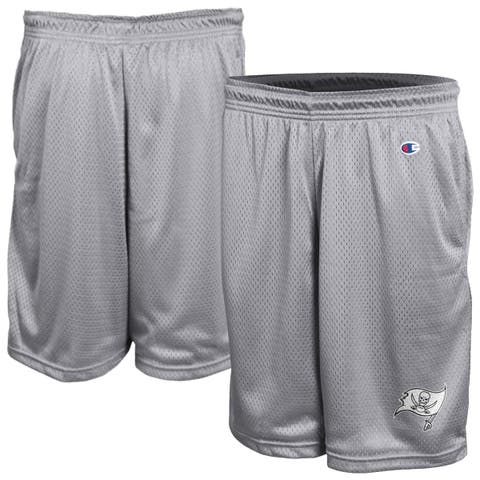 Men's Champion Gray Tampa Bay Buccaneers Classic Mesh Shorts