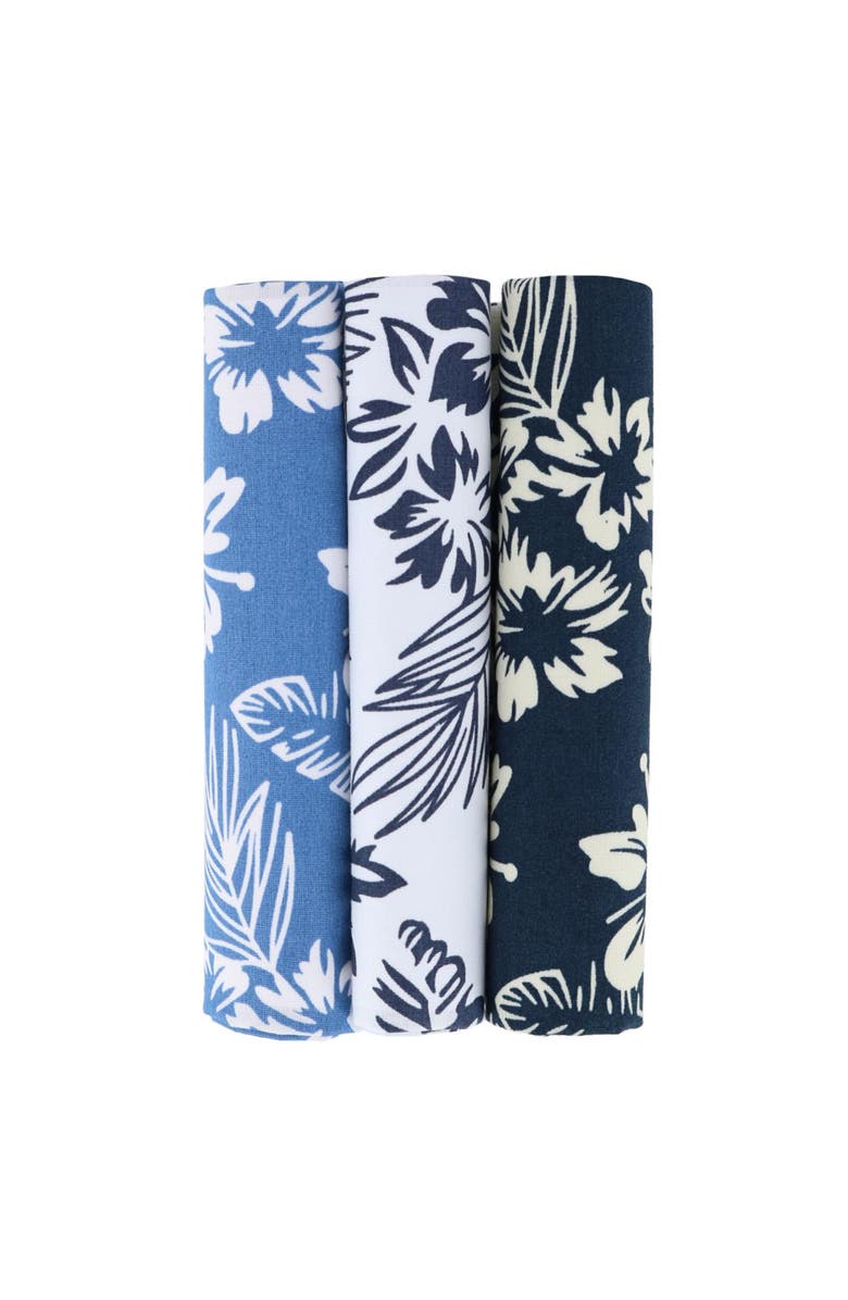 Trafalgar Mana Hawaiian Print Cotton Handkerchiefs, Main, color, Multiple