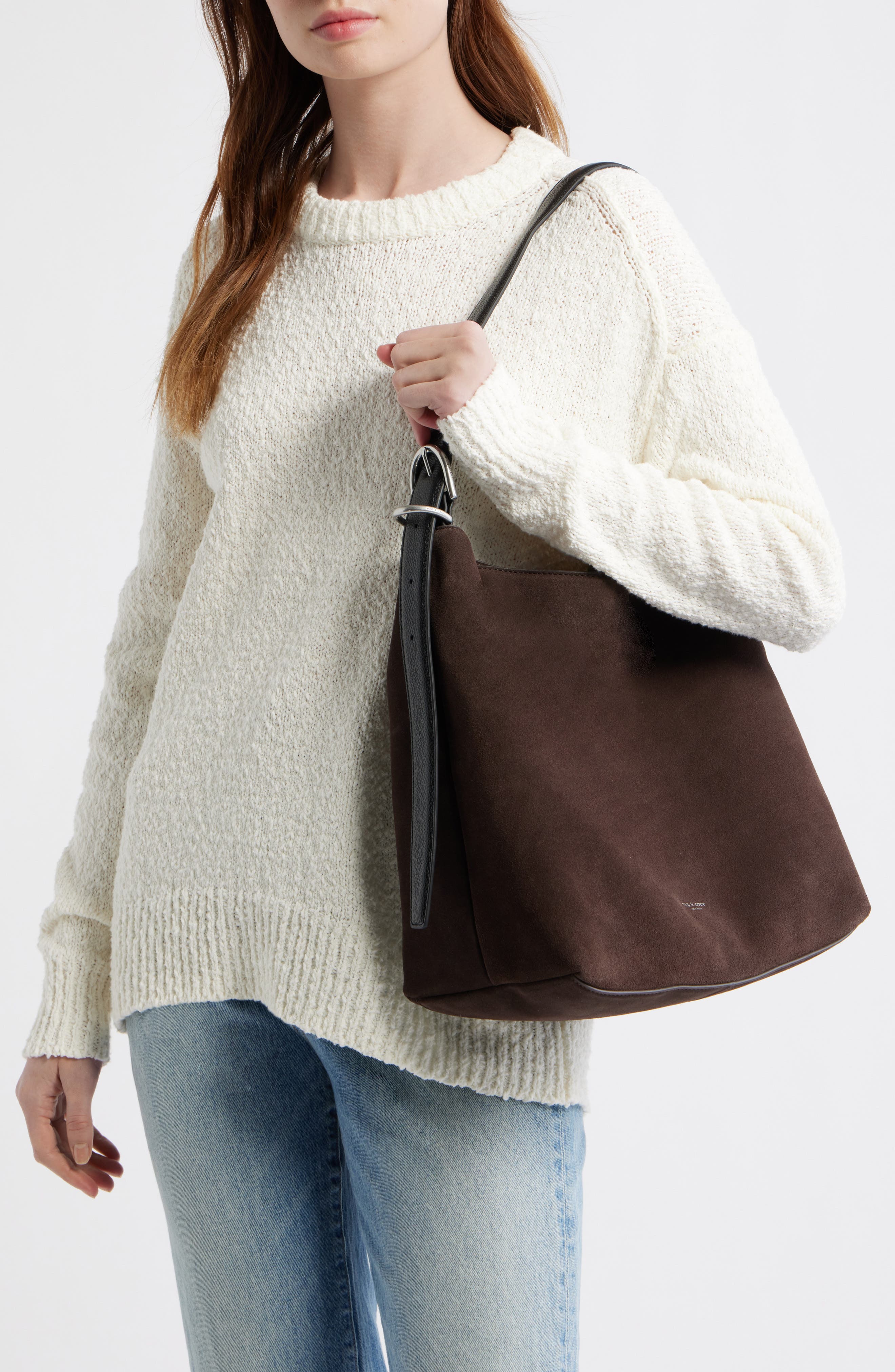 Uptown Carryall Shoulder Bag, Alternate, color, CHOCOLATE