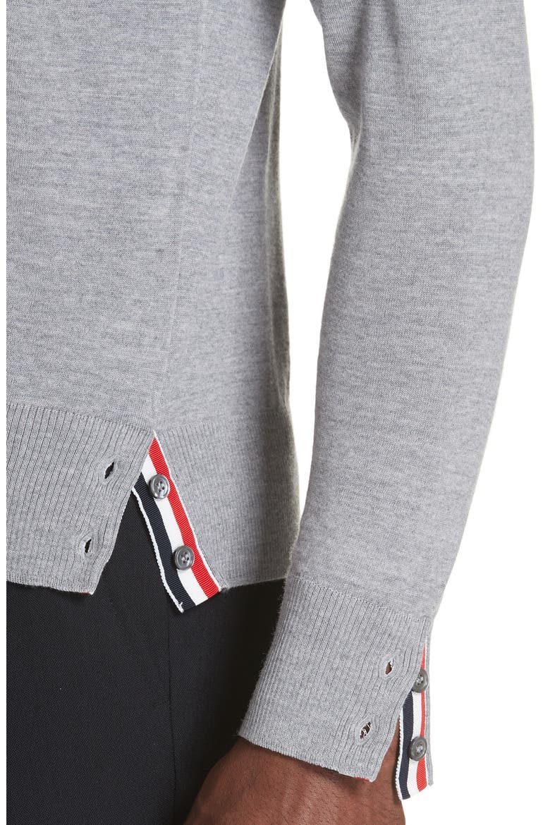Merino Wool Pullover, Alternate, color, LIGHT GREY