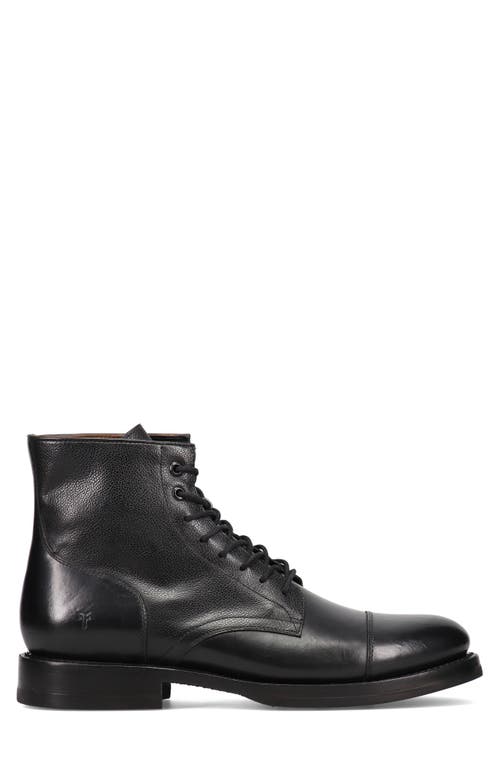 Frye Dylan Cap Toe Boot In Black