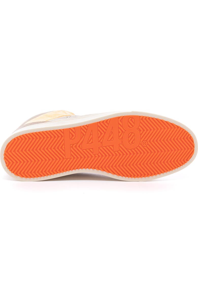P448 Bali High Top Sneaker, Alternate, color, Orange/ Aged