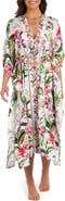 La Blanca Polynesian Tie Front Cover-Up