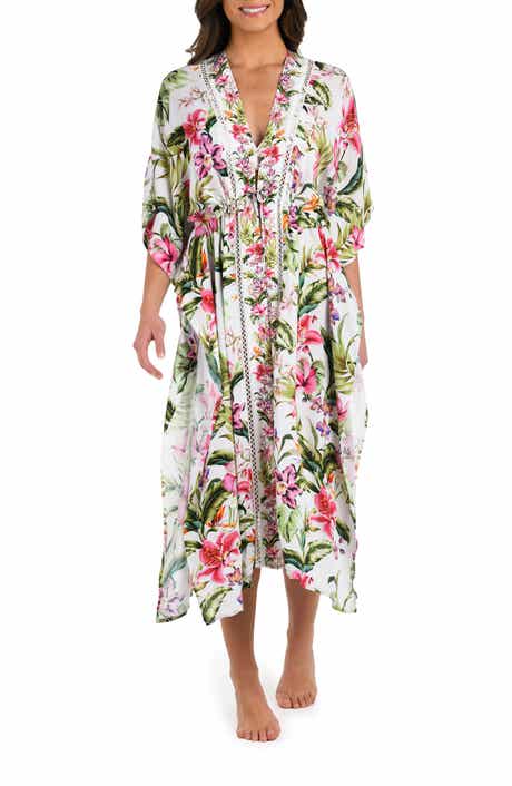 La Blanca Polynesian Tie Front Cover-Up