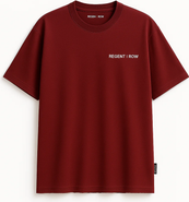 Regent Row Men’s Organic Cotton T-Shirt Navy Blue | Classic Crew Neck Short Sleeve Tee with Logo, Soft Breathable Casual Top